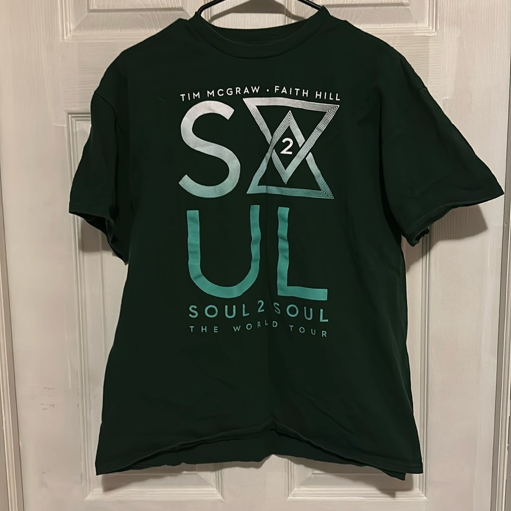 Tim McGraw and Faith Hill 2017 Soul 2 Soul World Tour shirt
